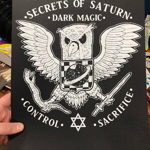 Secrets Of Saturn silk screen prints