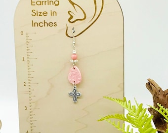 Peachy Easter Earrings