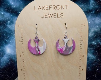 Star Wars Rebel Alliance Polymer Clay Earrings