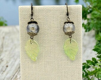 Leaves of Green Earrings