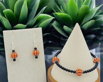Halloween Bracelet and Earring Set