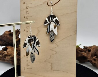 Mix it up in the wild polymer clay Earrings