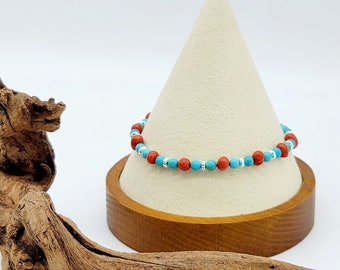 Ocean Serenity Blue Howlite Bracelet