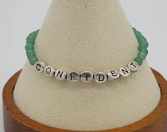 Confident Stretch Bracelet Words of Encouragement