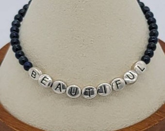 Beautiful Stretch Bracelet Words of Encouragement