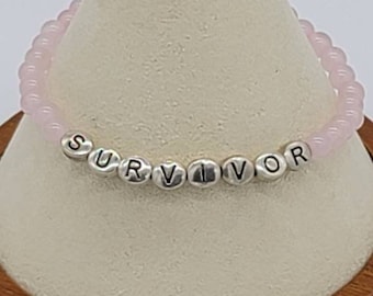 Survivor Stretch Bracelet Words of Encouragement