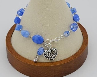 Heart of Blue Bracelet