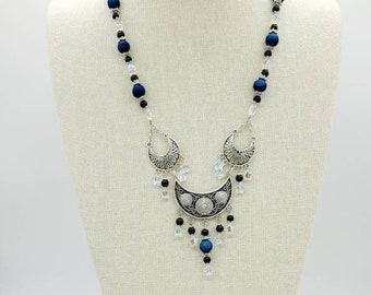 Starry Night Necklace and Earrings