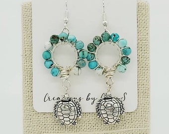 Turtle Wave Earrings
