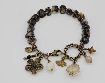 By the Seashells Bracelet and Earrings