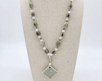 Gray Skies Necklace