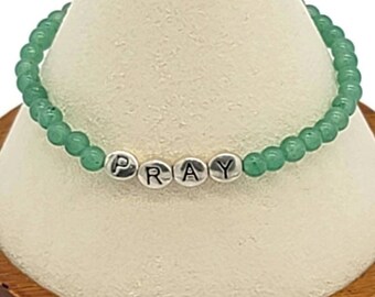 Pray Stretch Bracelet Words of Encouragement