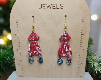 Winter Weather Polymer Clay Earrings