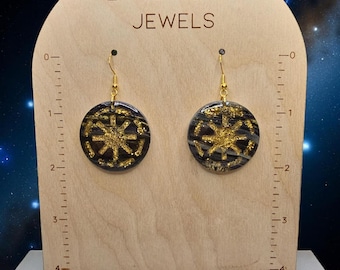 Battle Damaged Star Wars Galactic Empire Polymer Clay Earrings