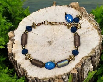 Earth And Sky Hand Knotted Bracelet