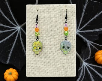 Halloween  Skull Earrings
