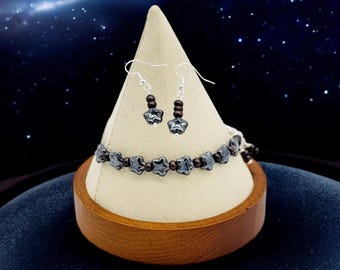 Stars in the Sky Bracelet and Earrings