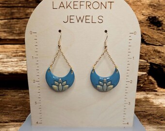 Lotus Flower Earrings