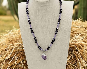 Royal Amethyst Elegance Necklace