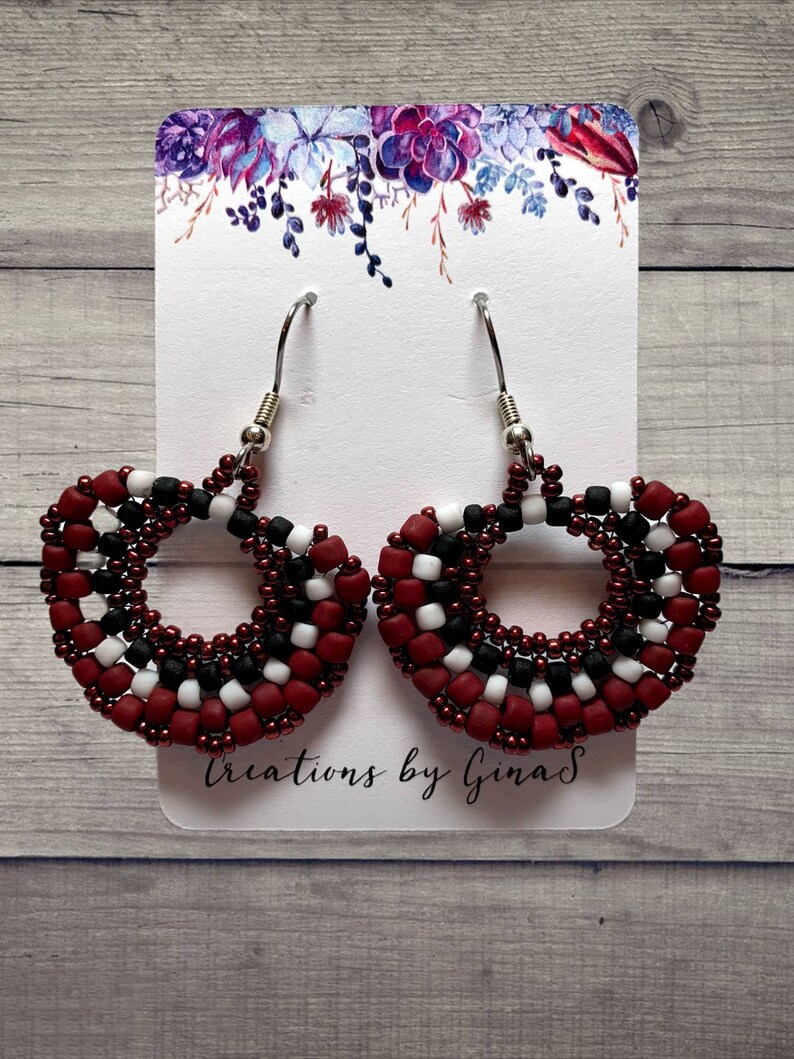 Elegance in Red Earrings