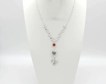 Silver Leaf Necklace