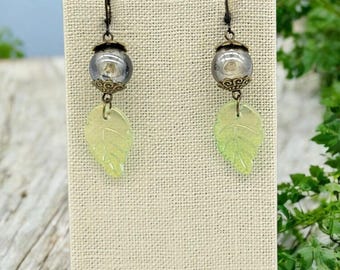 Leaves of Green Earrings