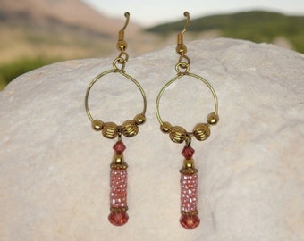 Golden Peaches Earrings
