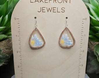 Pretty Daisy Polymer Clay Earrings