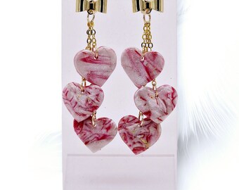 Floating Triple Hearts