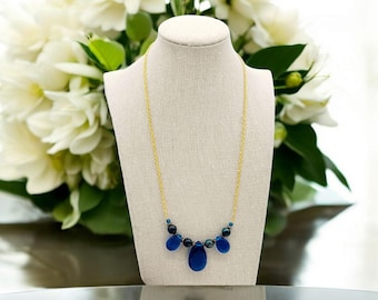 Drops of Blue Necklace