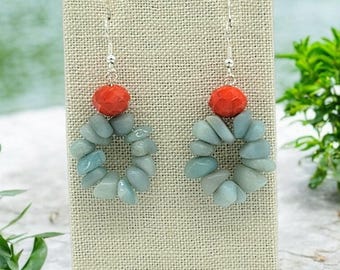 Just A Little Orange Earrings