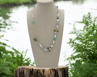 Shell and Glass Necklace