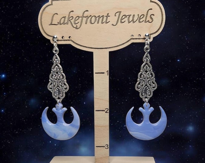 Featured listing image: Star Wars Rebel Alliance Polymer Clay Earrings