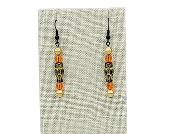 Fall Owl Earrings