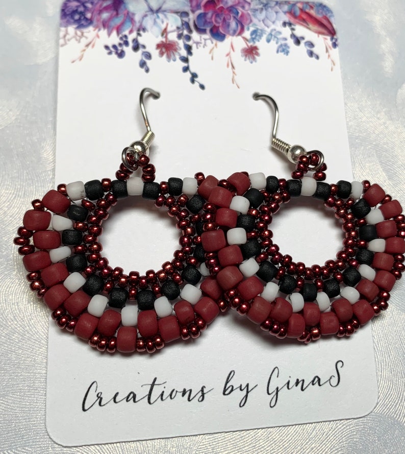 Elegance in Red Earrings