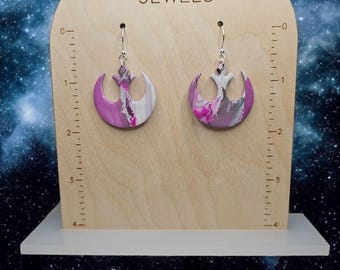 Star Wars Rebel Alliance Polymer Clay Earrings