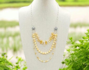 Citrine Stone Necklace