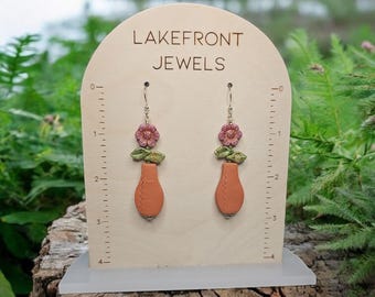 Flower Pot Earrings