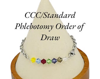 CCC / Standard Phlebotomy Order of Draw Bracelet