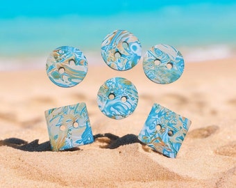 Polymer Clay Buttons for DIY Jewelry Making