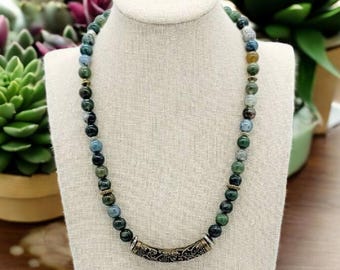 Greener Pasture Necklace and Earrings