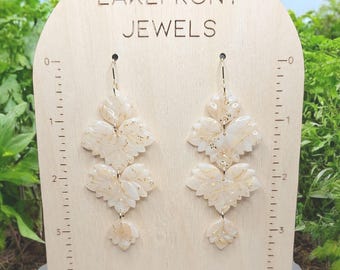 Leafs with Flair Polymer Clay Earrings