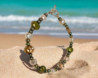 Ocean’s Embrace Pearl Bracelet
