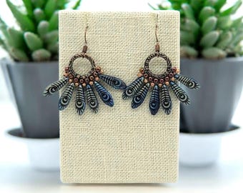 Peacock Earrings