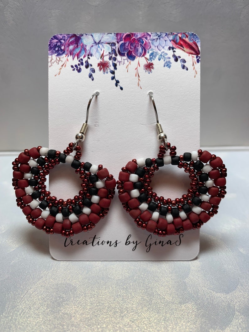 Elegance in Red Earrings