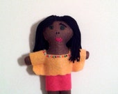 Miniature Felt UNIdolls. Cute, Unique, Handmade, Hand stitched, OOAK, Plush, Gift ideas, Sewheartfeltshop