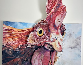 Chicken 3D PopUp Card for "What" ever you need or want
