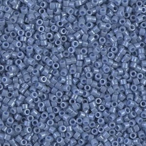 Miyuki 11/0 Delica - DB266 - Opaque Denim Blue Luster - 5 grams
