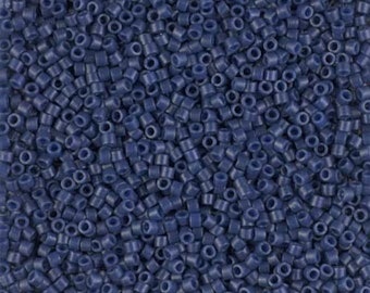 Miyuki 11/0 Delica Beads - DB2143 - Opaque Dyed Navy - 5 grams