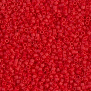 Miyuki 11/0 Delica - DB753 - Matte Opaque Red  - 5 grams